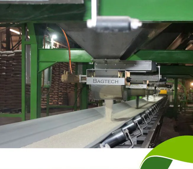 Automated fertiliser blending and bagging line at NutriMaster